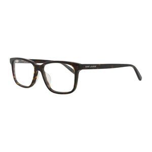 NEW SAINT LAURENT EYEGLASSES, SL458/F 002 DARK HAVANA MEN SL 458/F 002